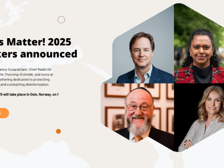 «Words matter»: Ytringsfrihetskontroll-konferanse i Oslo med gjennområtten kabal—Voldtekts-liberal rabbi(?) samt diverse demokrati-demagogiske skadedyr og system-shills