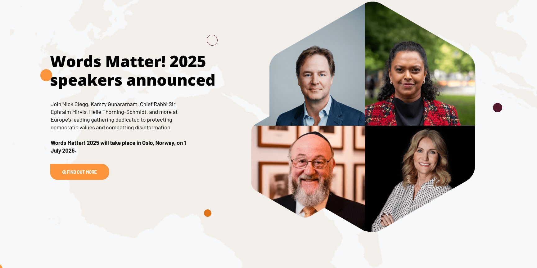 «Words matter»: Ytringsfrihetskontroll-konferanse i Oslo med gjennområtten kabal—Voldtekts-liberal rabbi(?) samt diverse demokrati-demagogiske skadedyr og system-shills